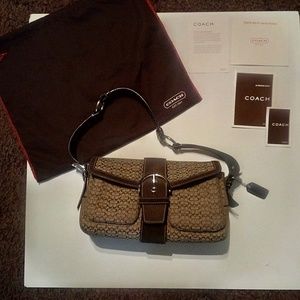 COACH Soho Signature Jacquard Shoulder Bag
